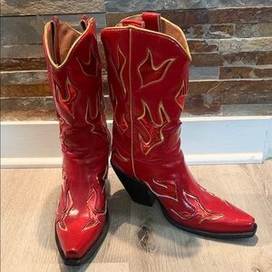 Jeffrey Campbell Flame On 🔥 Heeled Boots